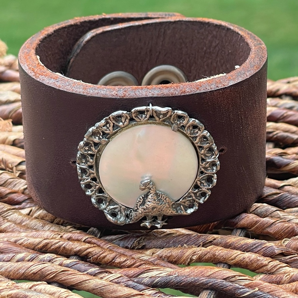 Made in the Deep South Leather Cuff